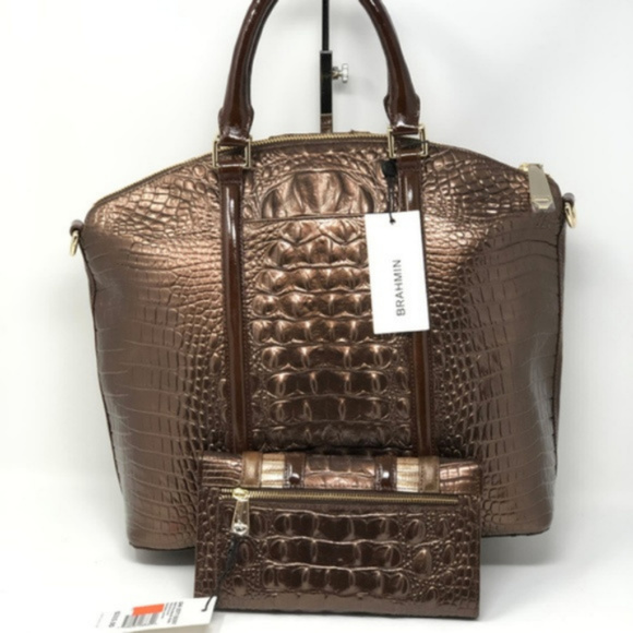 Brahmin Large Duxbury Satchel Dorati+ Wallet NWT - Picture 2 of 6